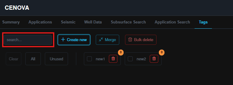 Tag search